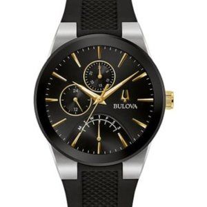 New-  BULOVA Black Chronograph